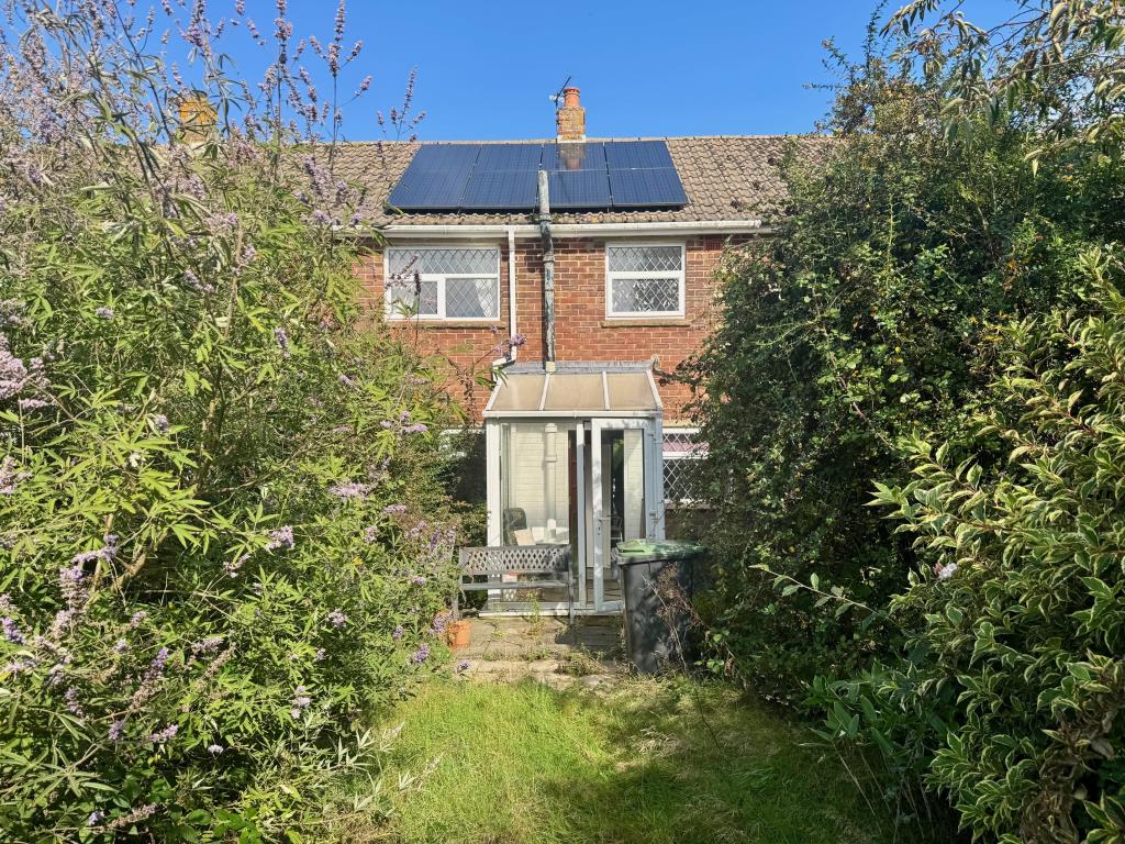 Lot: 134 - TWO-BEDROOM HOUSE IN POPULAR VILLAGE - Rear of property